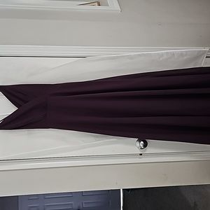 Junior Bridesmaid Gown Size 16 , Plum